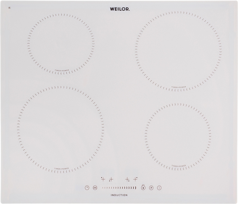 

Варочная поверхность электрическая Weilor WIS 642 WHITE