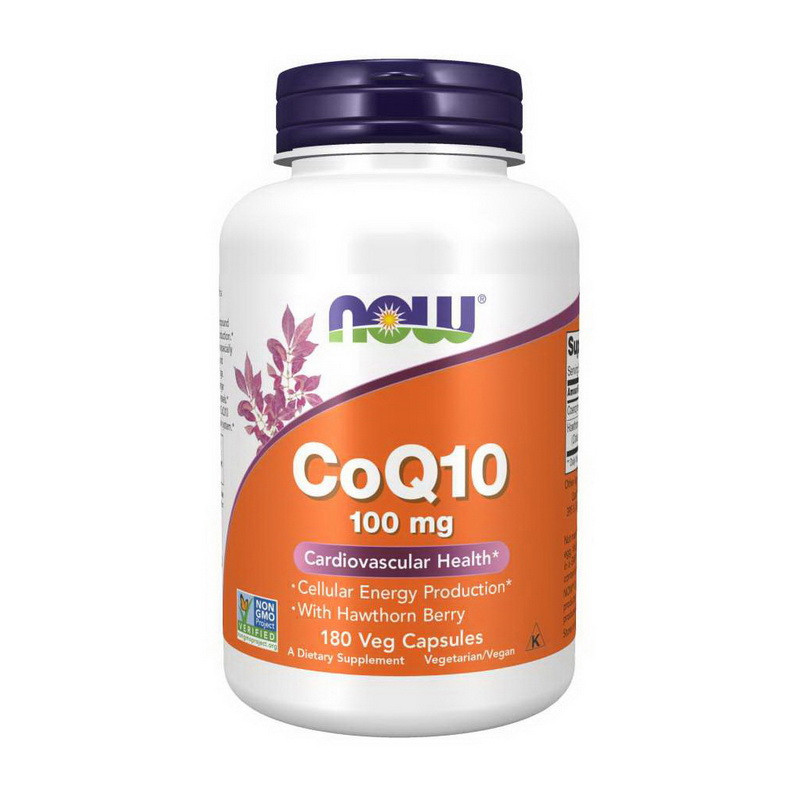 

Коэнзим Q10 Now Foods CoQ10 100 mg 180 вег капсул