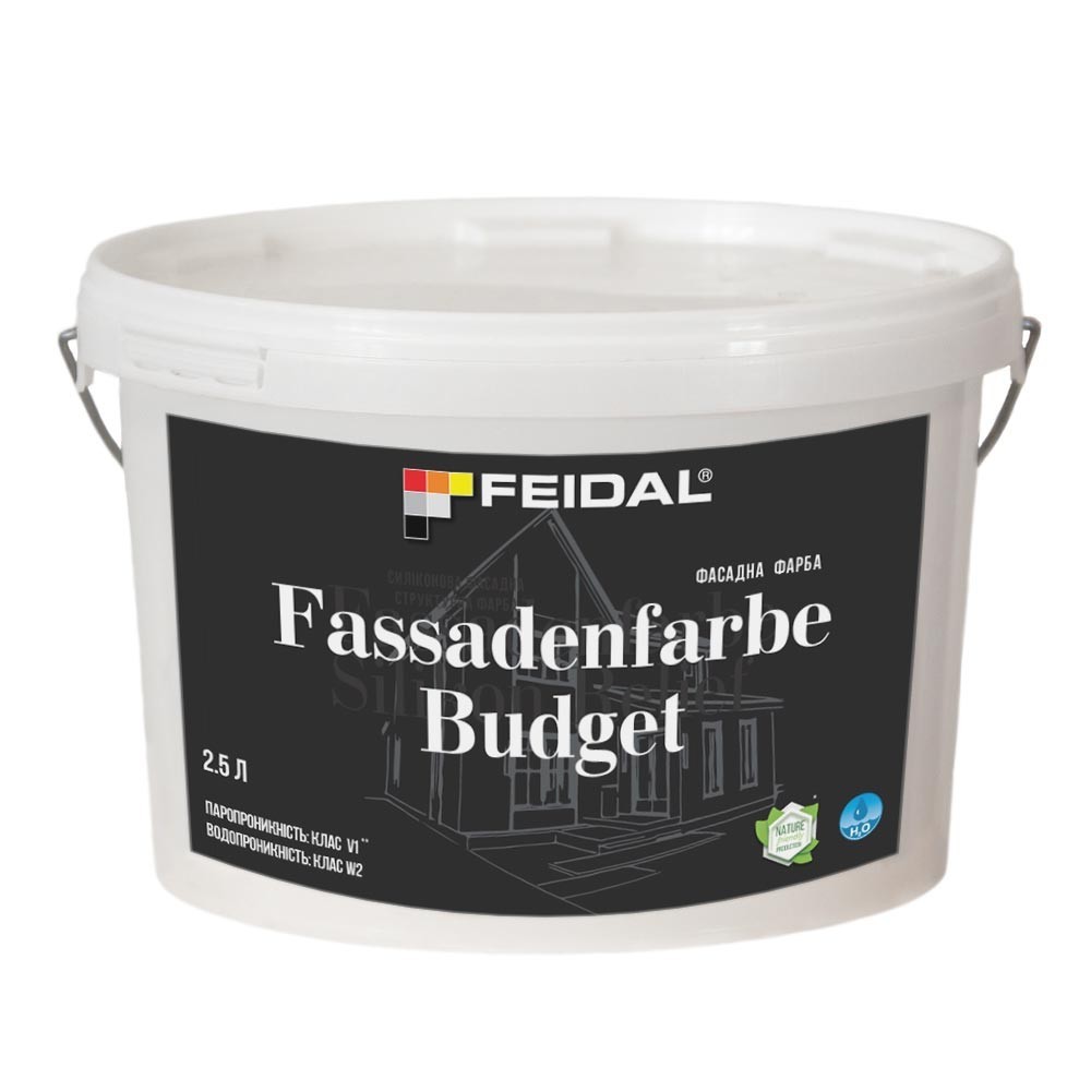 

Фасадная краска 2,5л FEIDAL Fassadenfarbe Budget
