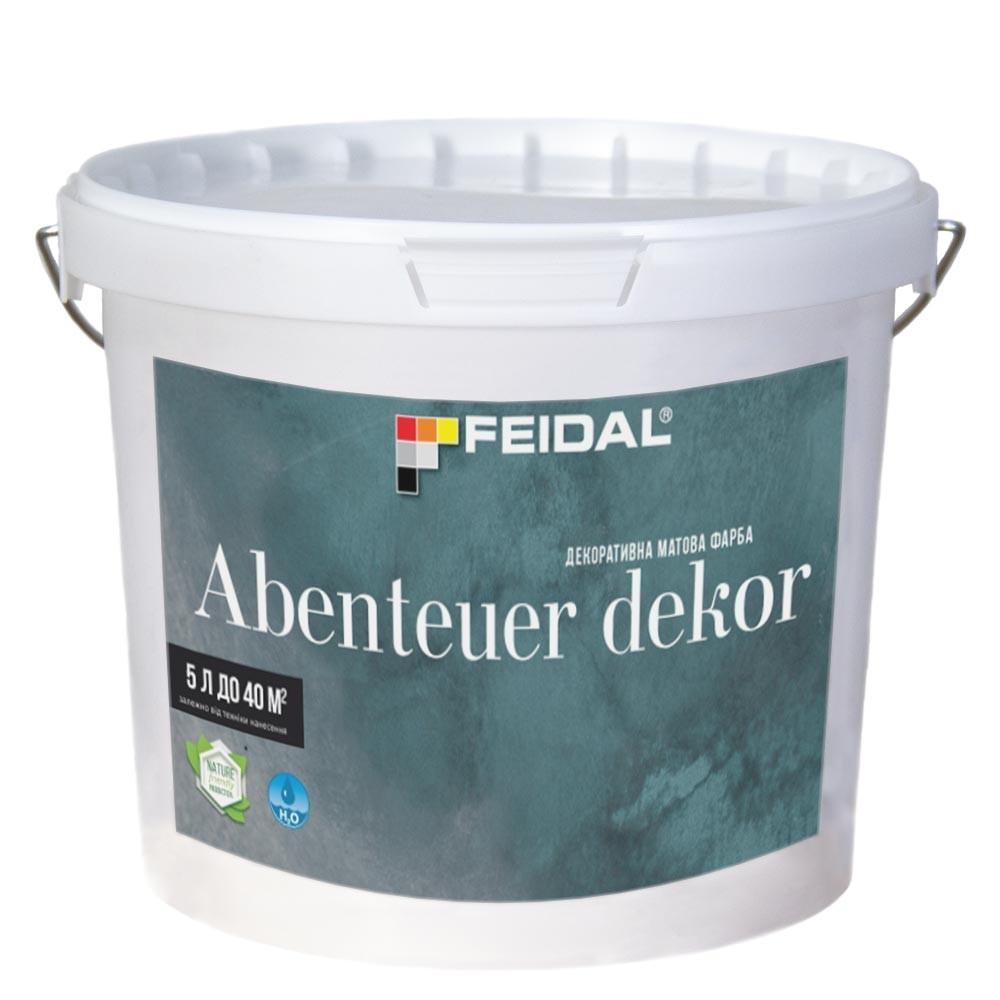

Декоративная матовая краска 5л FEIDAL Abenteuer Dekor