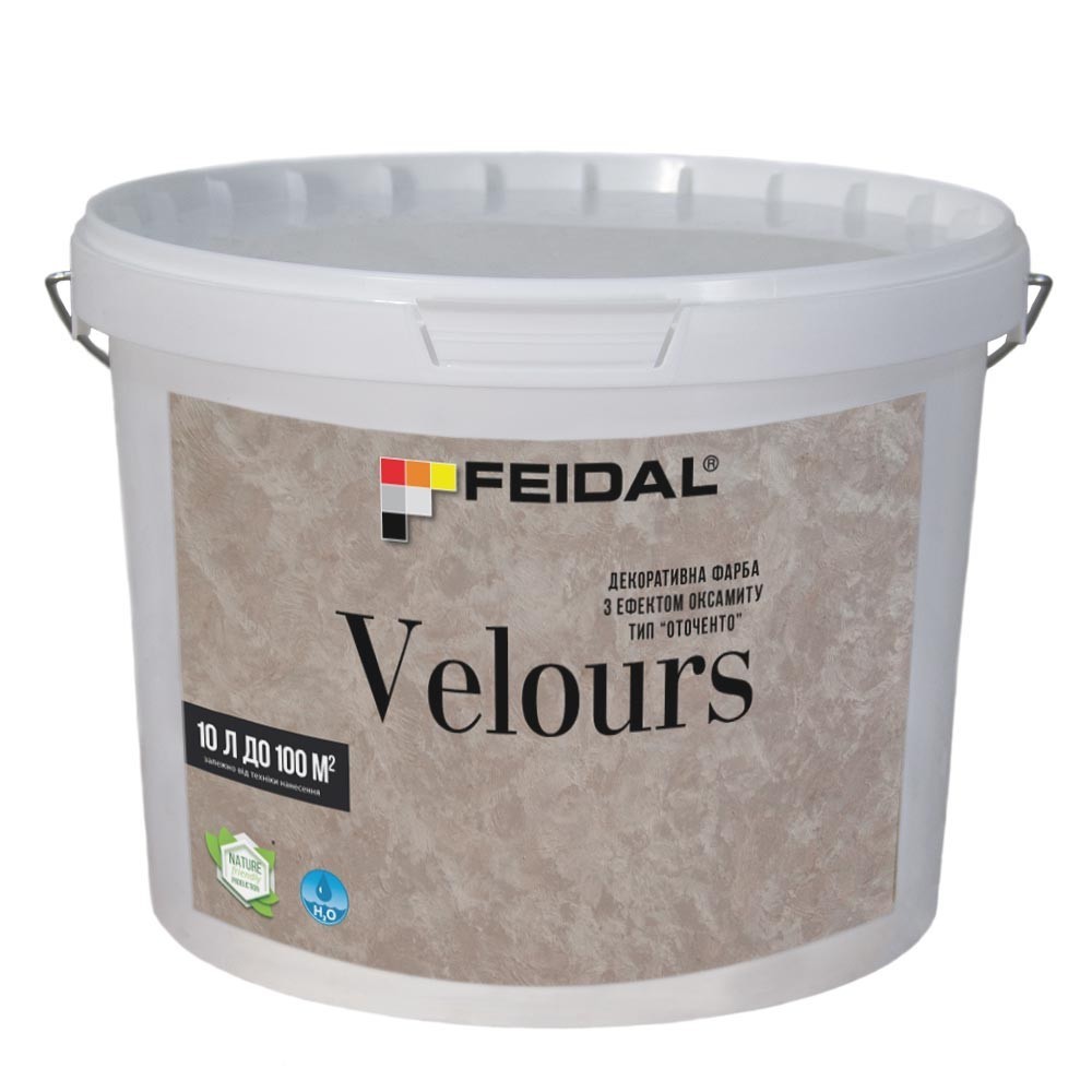 

Декоративная краска с эффектом бархата 10л FEIDAL Velours