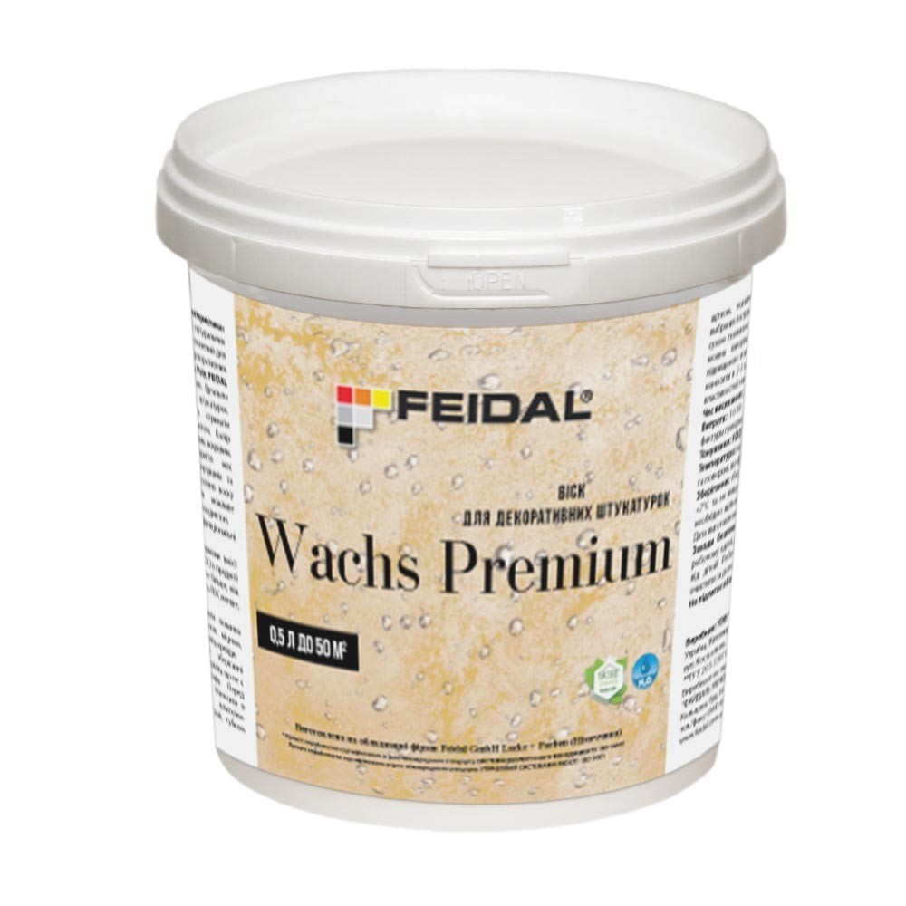 

Воск для декоративной штукатурки 0,5л FEIDAL Wachs Premium