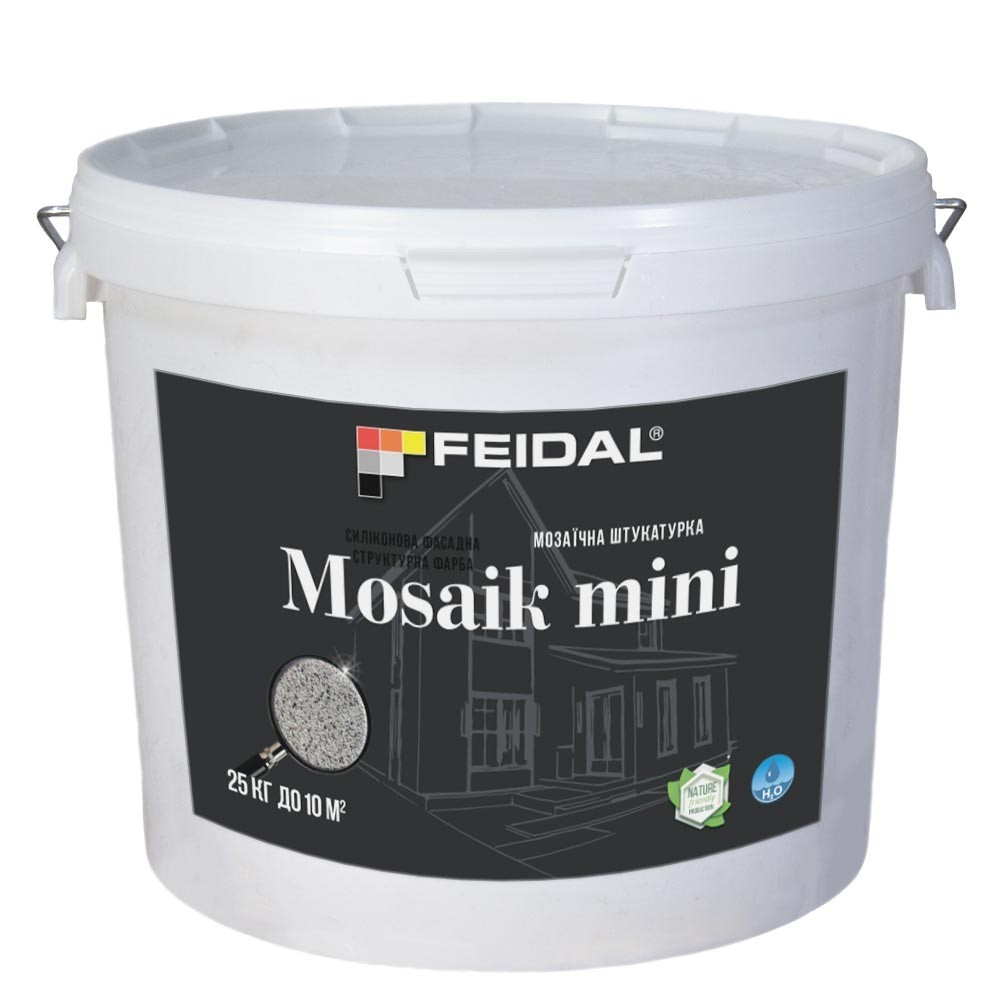 

Мозаичная штукатурка 25 кг FEIDAL Mosaik mini А10