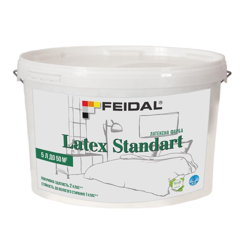 

Латексная краска 5л Feidal Latex Standart