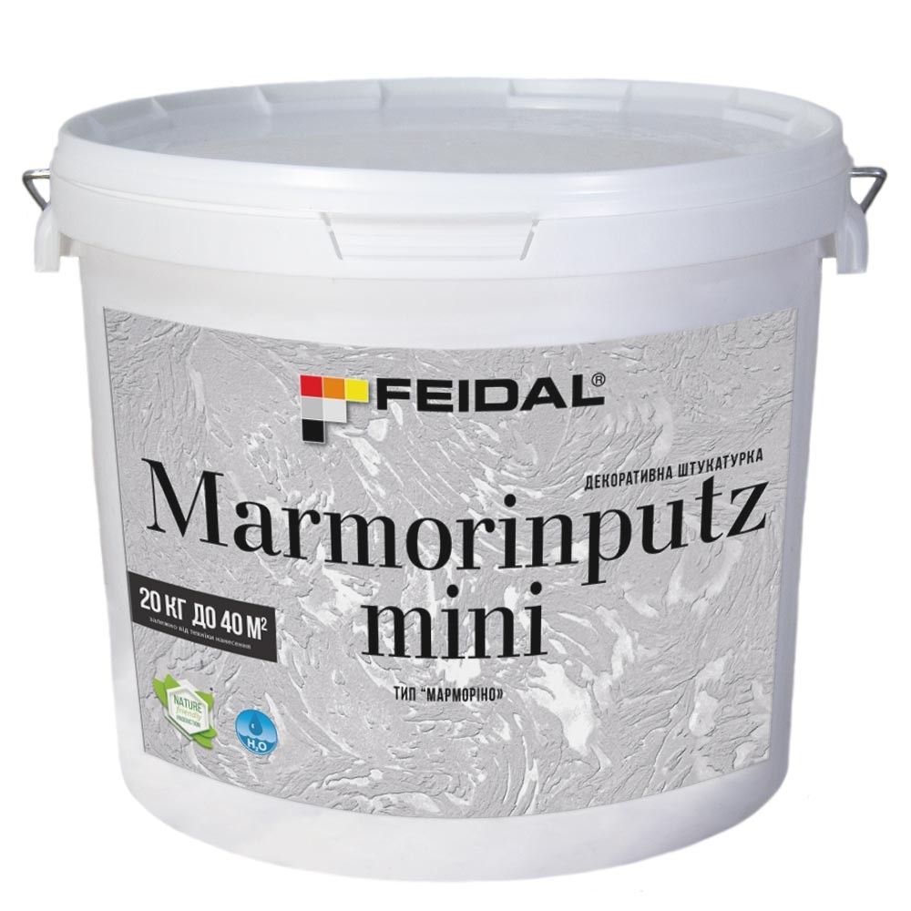 

Декоративная штукатурка 20кг FEIDAL Marmorinputz mini тип Марморино