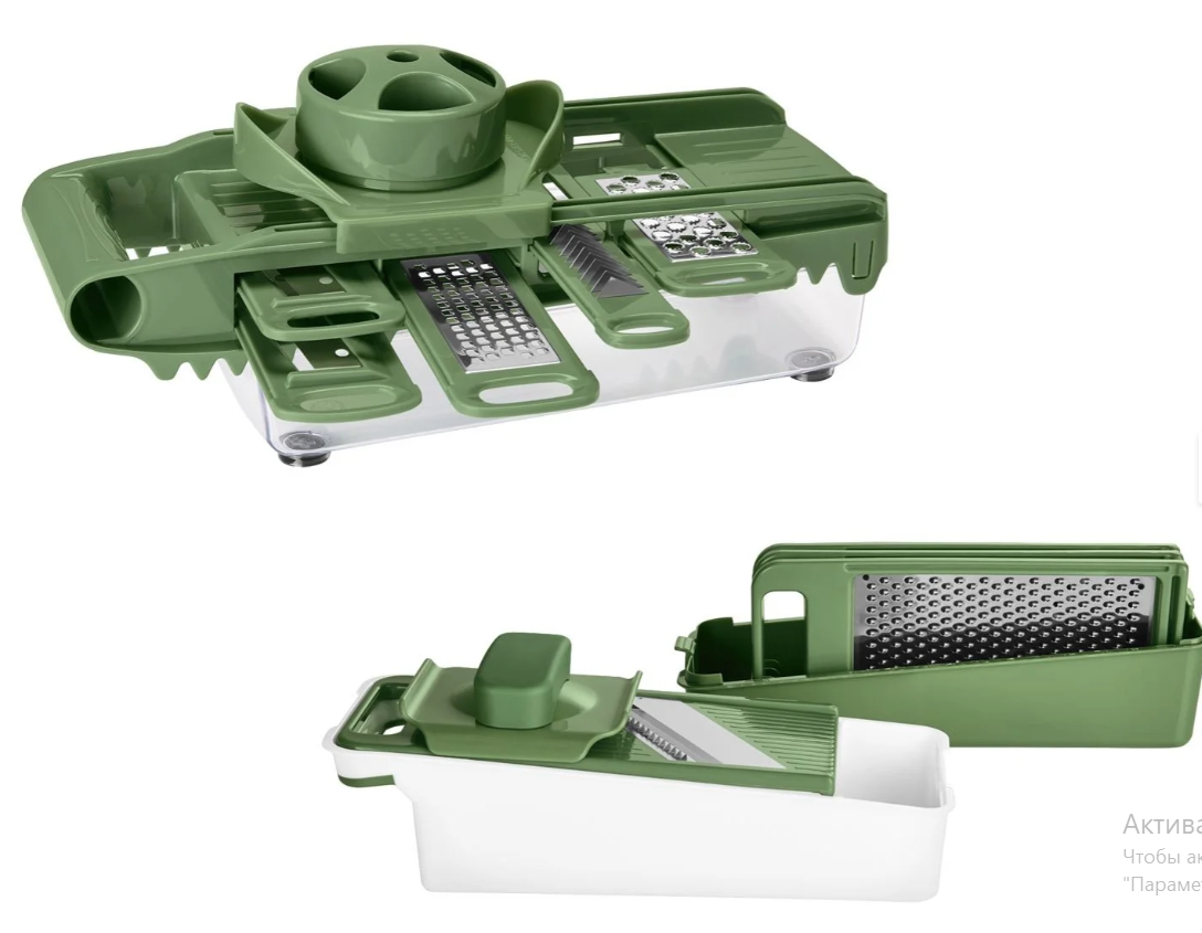 

Овощерезка ручная многофункциональная Ernesto Multi-Purpose Grater 5 насадок
