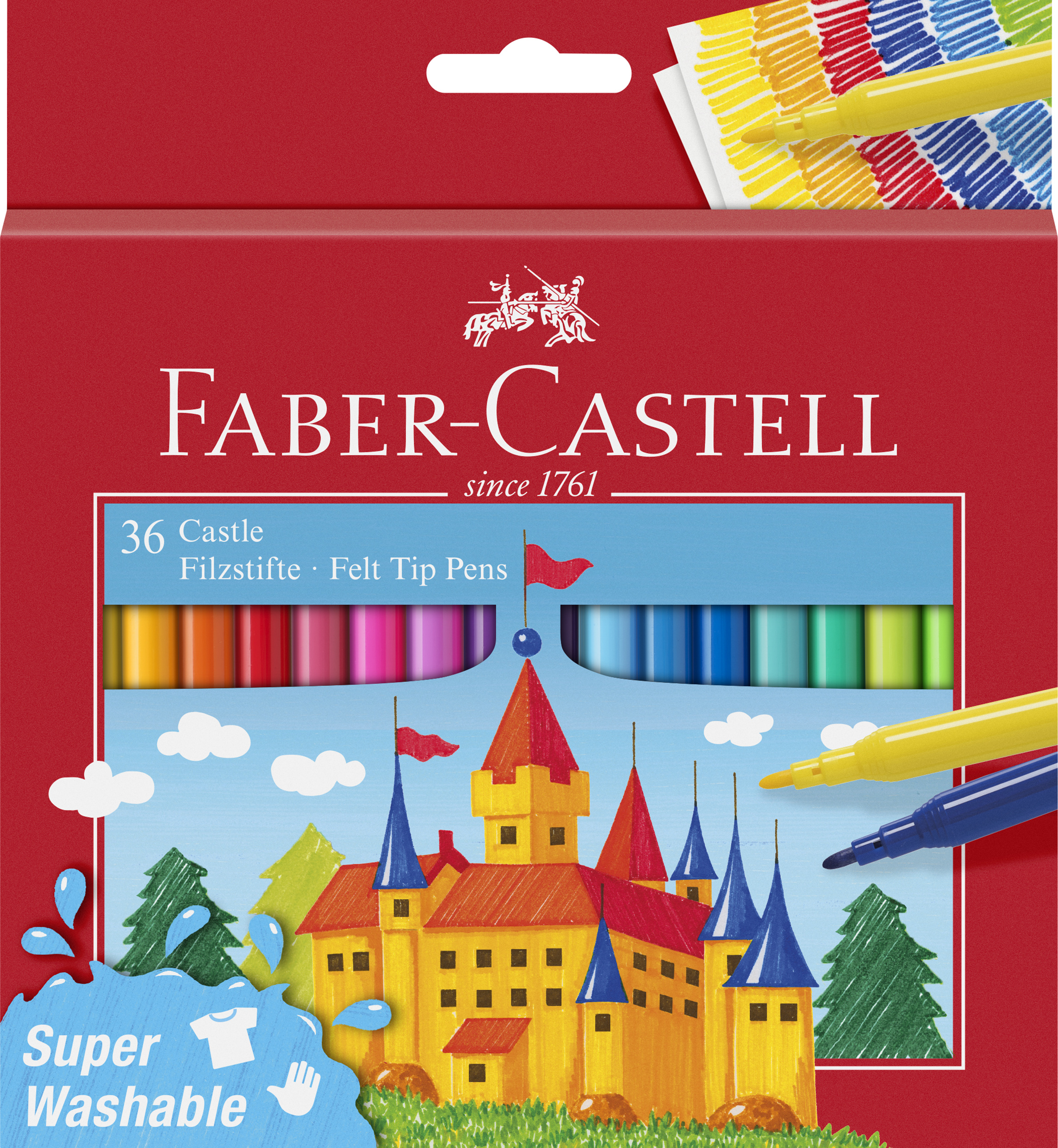 

Набор фломастеров Faber-Castell Fibre-tip 554203 36 цветов (4005405542038)