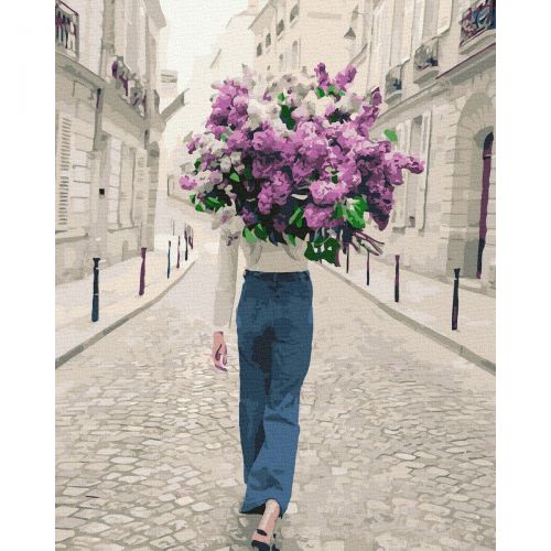 

Картина по номерам Rainbow Art Охапка сирени GX39505