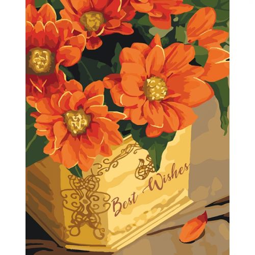 

Картина по номерам Идейка Best wishes 50x40