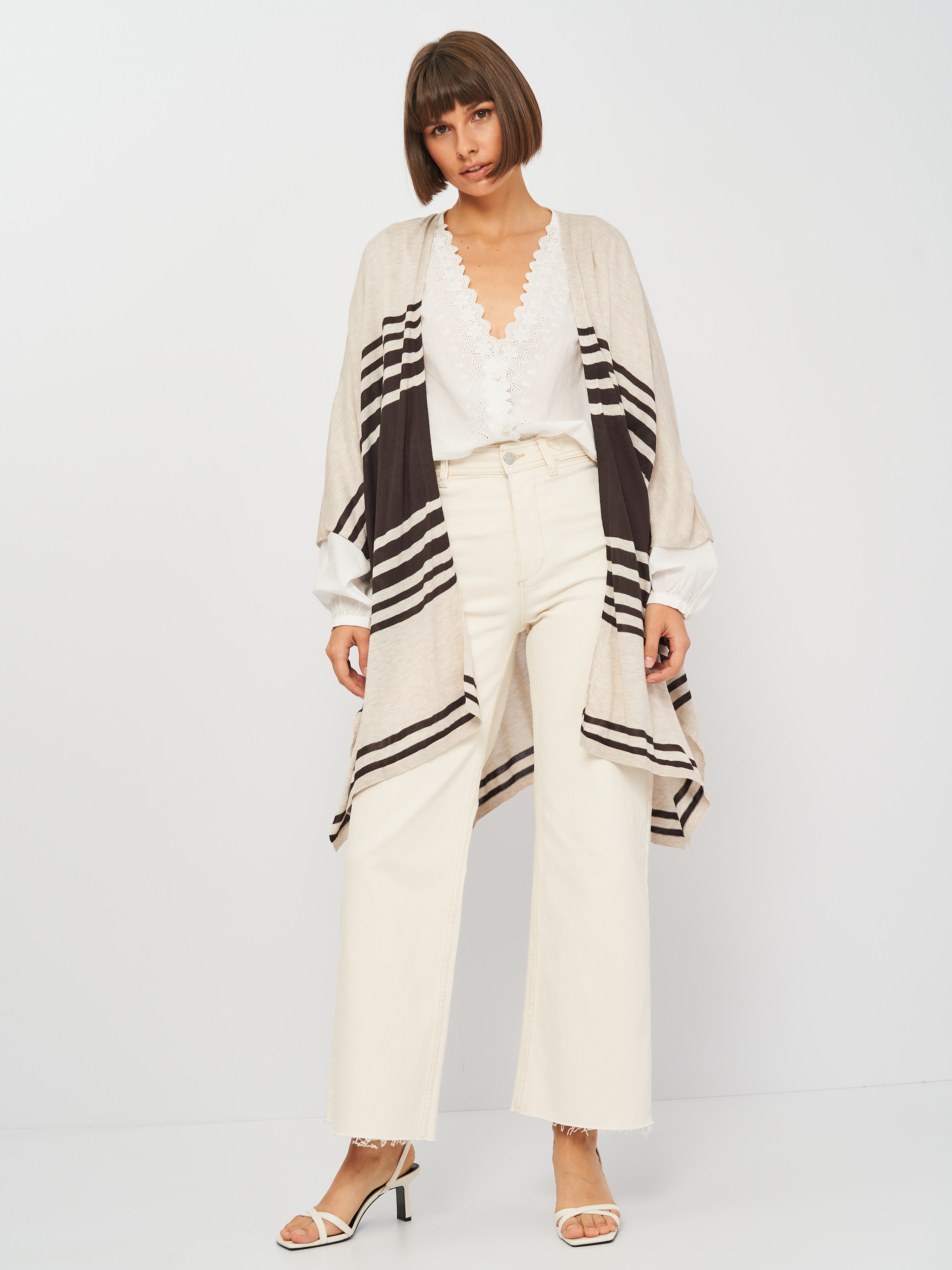

Накидка H&M 686516a40 M-L Коричневая