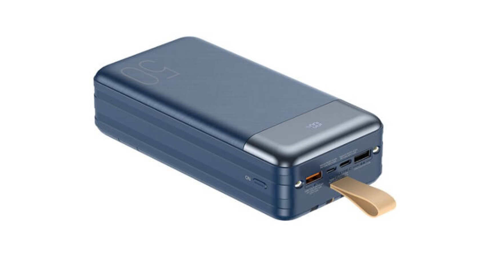 

УМБ Powerbank REMAX Hunergy Series 22.5W LED Cabled Bank 50000mAh RPP-200 2USB/1Type-C, PD/QC, 20W, 3A| blue