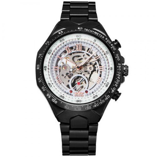 

Часы Winner 8067 Black-White Red Cristal