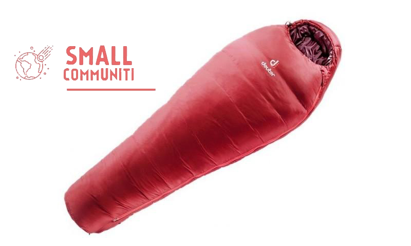 

Спальник Deuter Orbit -5 SL 5005 cranberry-aubergine левый (3701818 5005 1)