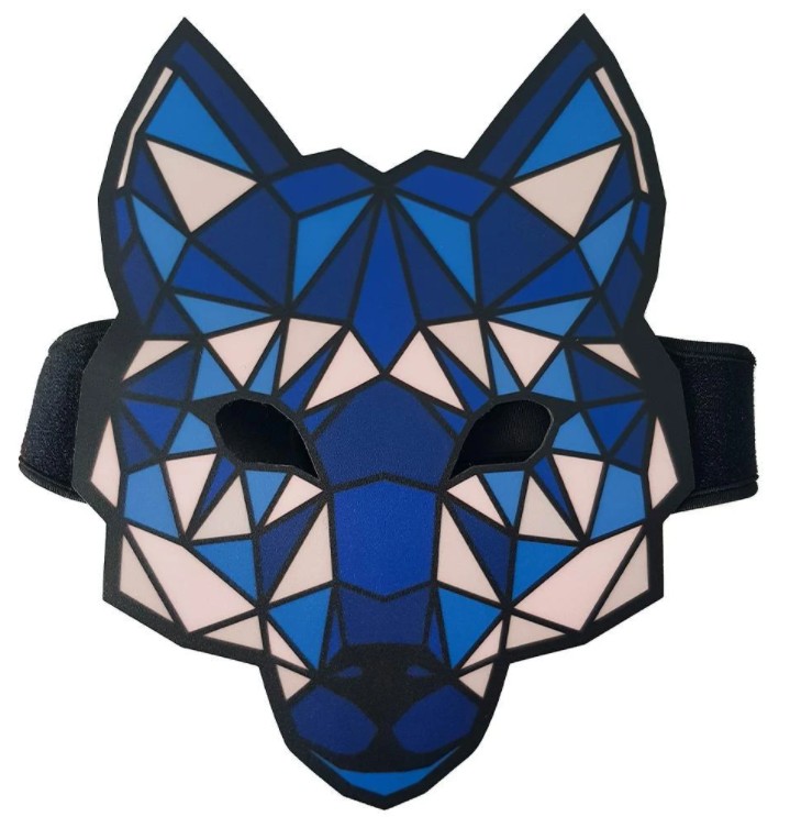 

Маска со светодиодной подсветкой ReStEq Wolf Синяя