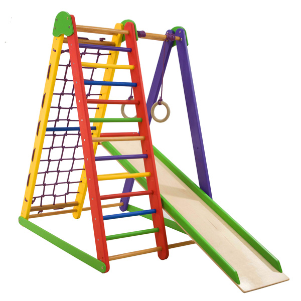 

Детский спортивный комплекс игровой уголок для дома Baby Sport SB Kind-Start Разноцветный 80х100х130 см (3)