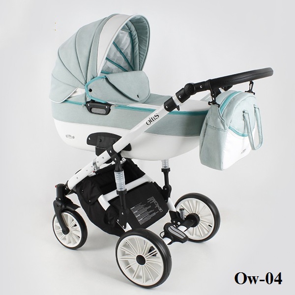

Коляска 3в1 ADBOR OTTIS WHITE Ow-04