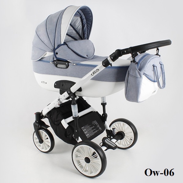 

Коляска 3в1 ADBOR OTTIS WHITE Ow-06