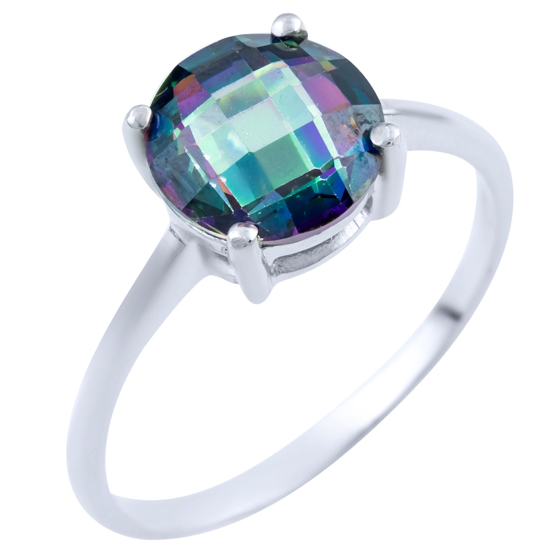 

Серебряное кольцо SilverAlex с натуральным мистик топазом 2.163ct 17 размер