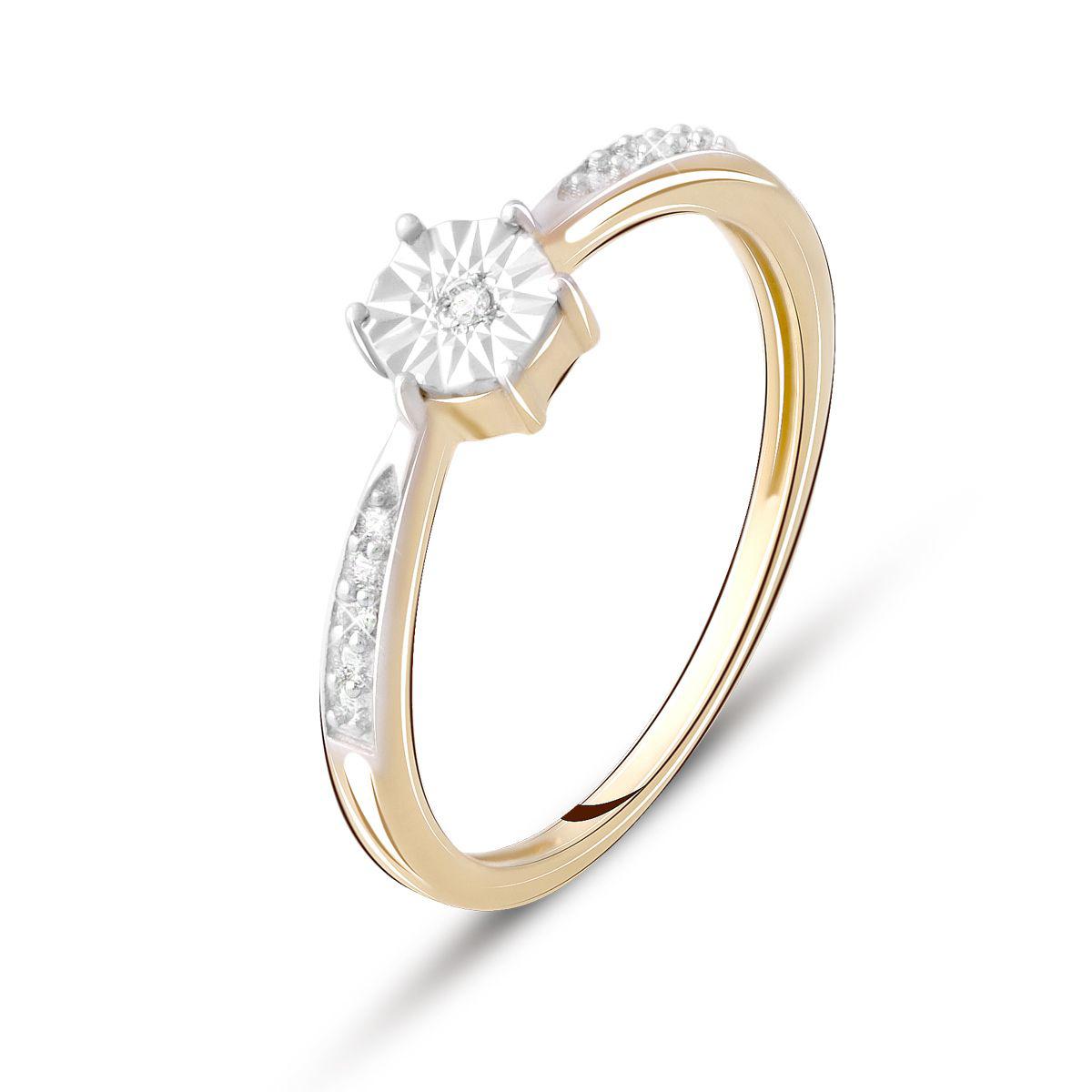 

Серебряное кольцо SilverAlex с натуральными бриллиантом 0.03ct 19 размер
