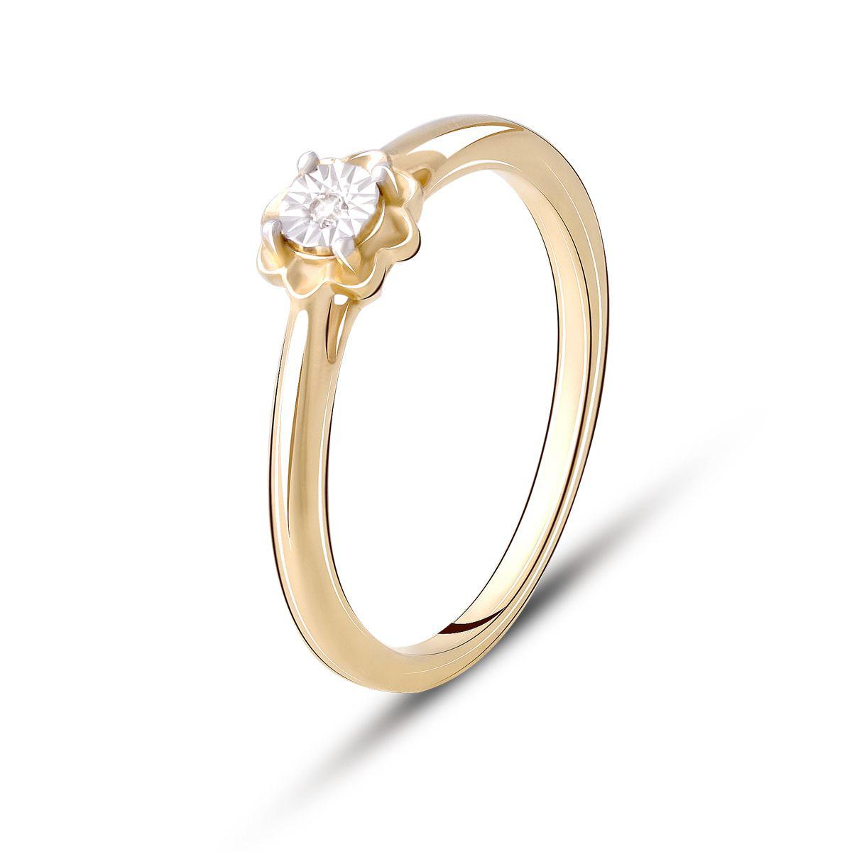 

Серебряное кольцо SilverAlex с натуральными бриллиантом 0.01ct 19 размер