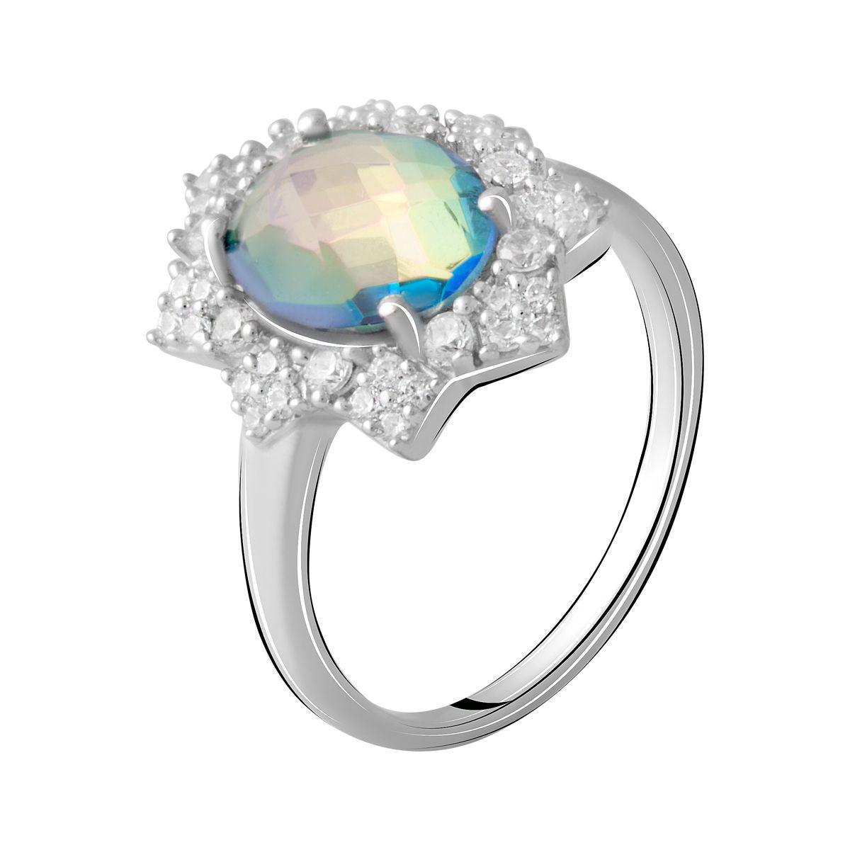 

Серебряное кольцо SilverAlex с натуральным мистик топазом 2.585ct 17.5 размер (2071068-17.5)