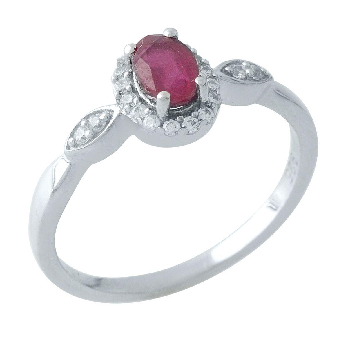 

Серебряное кольцо SilverAlex с натуральным рубином 0.917ct 17.5 размер