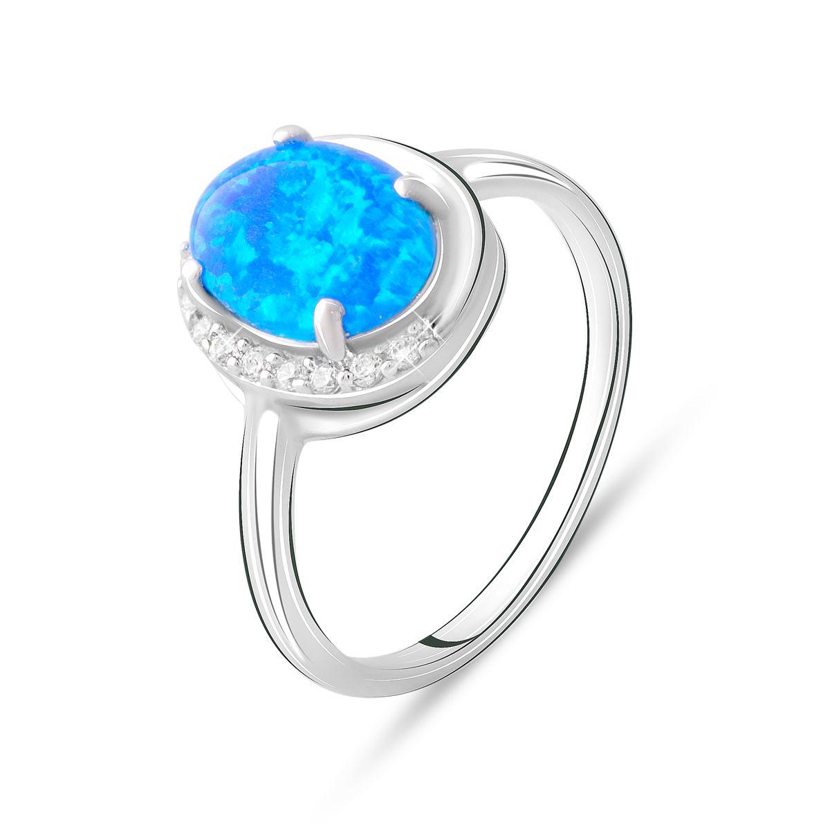 

Серебряное кольцо SilverAlex с опалом 1.4ct 18.5 размер