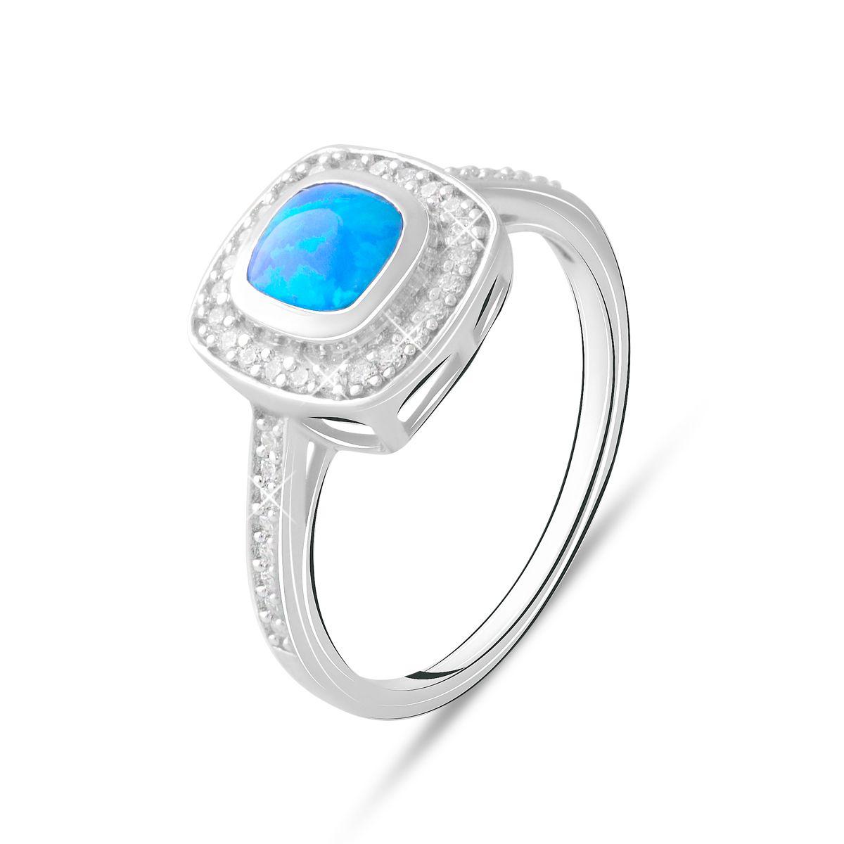 

Серебряное кольцо SilverAlex с опалом 0.86ct 17.5 размер