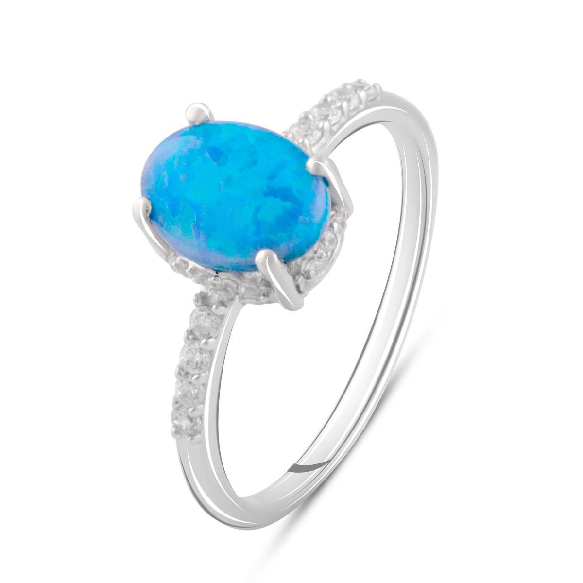 

Серебряное кольцо SilverAlex с опалом 0.813ct 17.5 размер