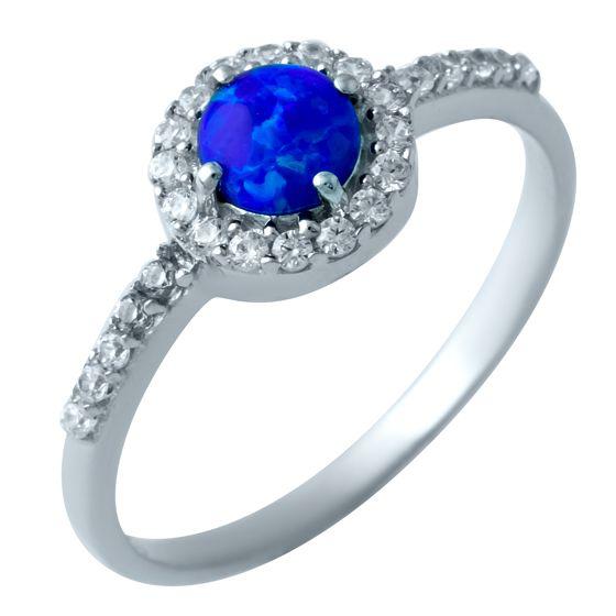 

Серебряное кольцо SilverAlex с опалом 0.238ct 16.5 размер