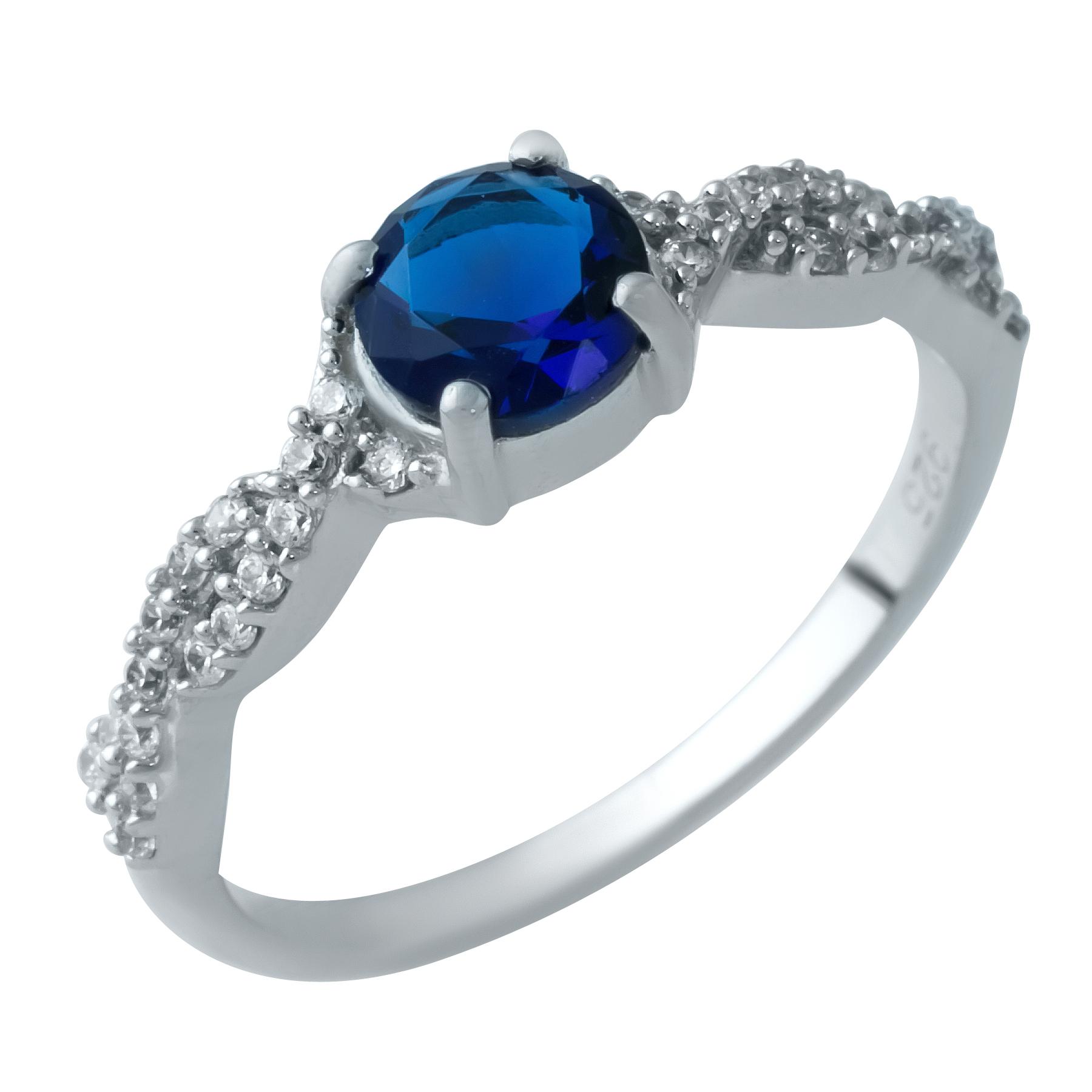 

Серебряное кольцо SilverAlex с сапфиром nano 0.633ct 17.5 размер (1930106-17.5)