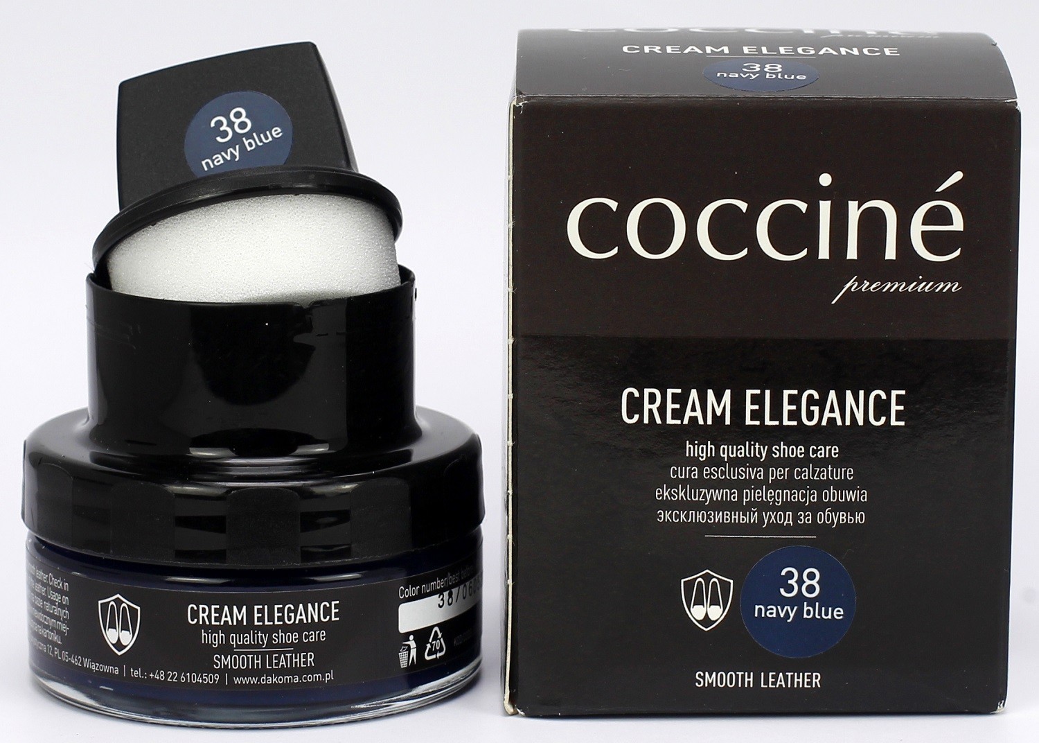 

Крем в банці + губка COCCINE 50ml NAVY BLUE