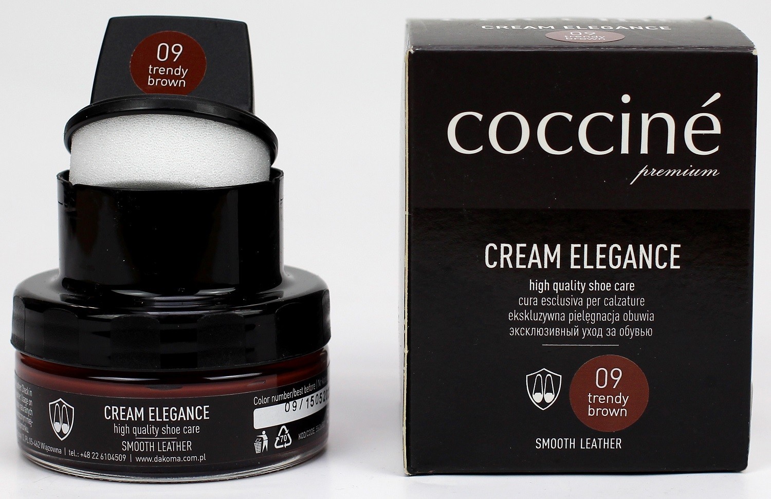 

Крем в банці + губка COCCINE 50ml TRENDY BROWN