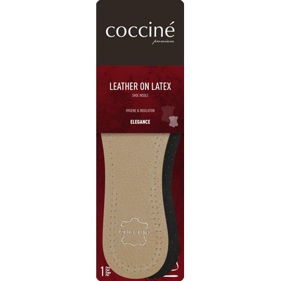 

Устілка шкіряна на латексі чорна COCCINE 36