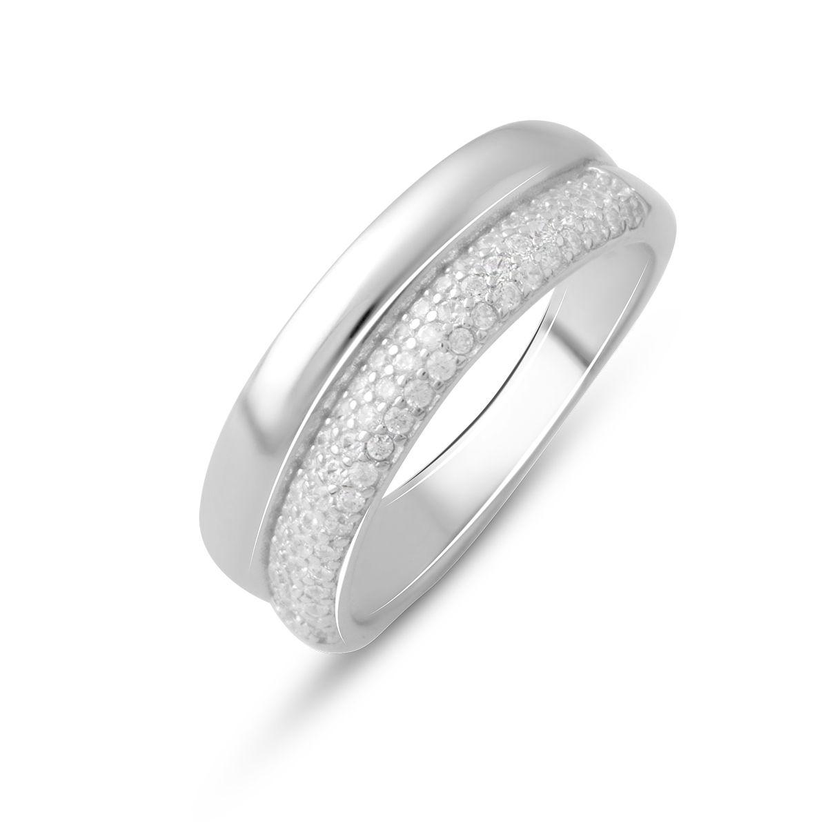 

Серебряное кольцо SilverAlex с фианитами 17 размер