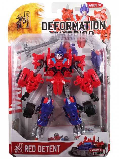 

Конструктор робот трансформер "Deformation Warrior: Red Detent" 28 см Красный