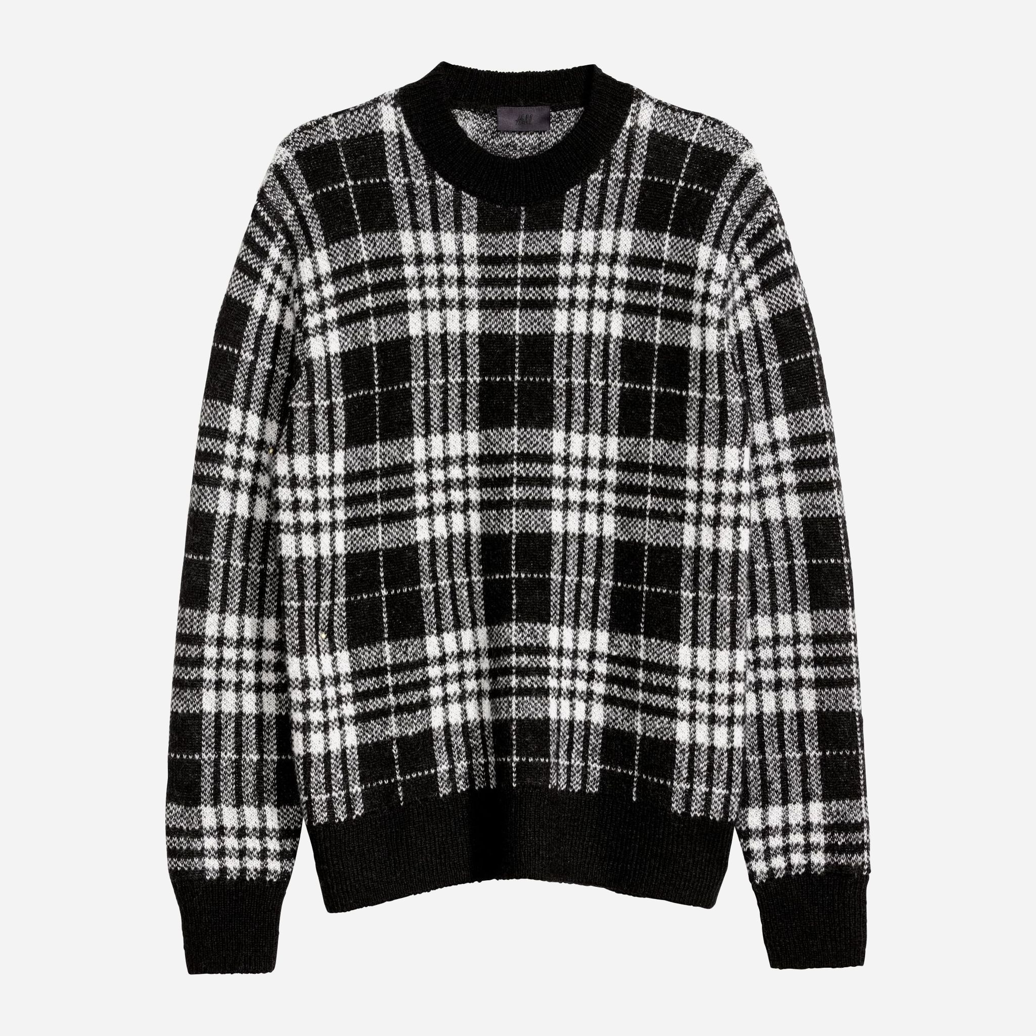 

Джемпер H&M 6069567wtr XL Черно-белый