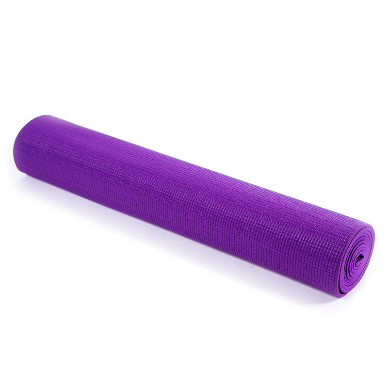 

Коврик для йоги и фитнеса фиолетовый Green Camp 5мм GC611735PVC-1