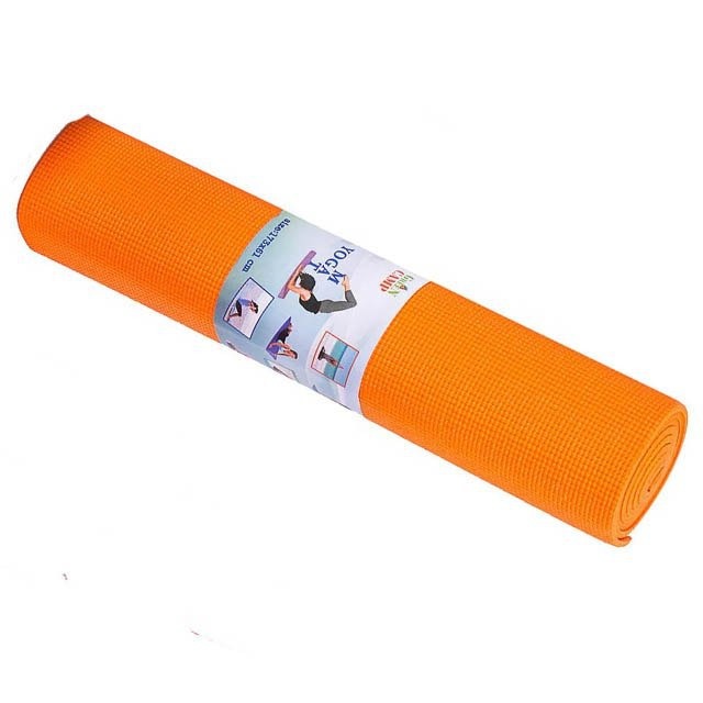 

Коврик для йоги и фитнеса оранжевый Green Camp 5мм GC611735PVC-1