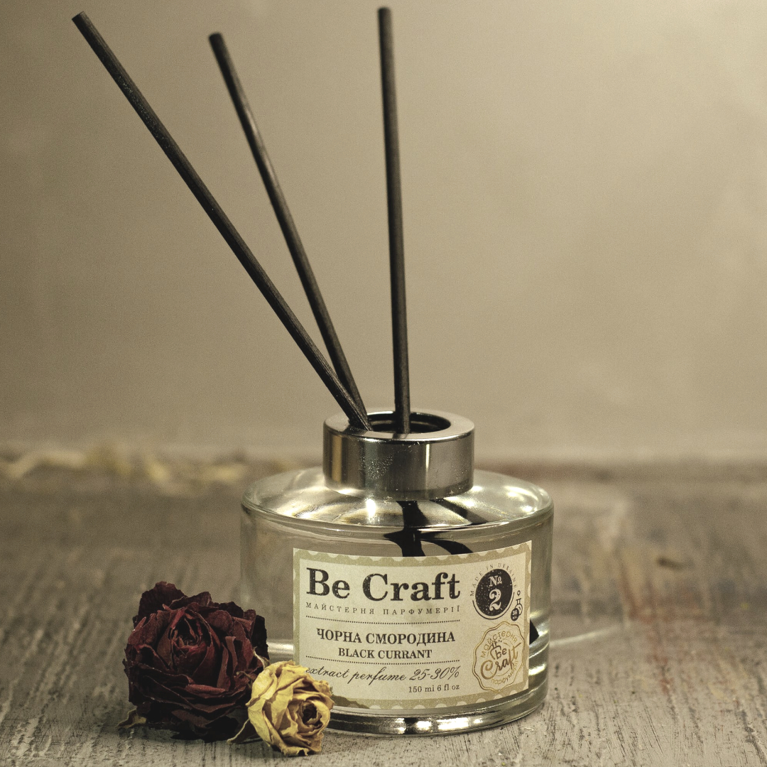

Аромодифузор Be Craft №2 Чорна смородина 180 мл + крафтовий тубус