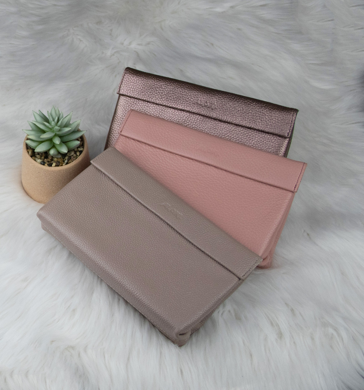 

Косметичка-клатч натуральная кожа ALORI, розовый KS-03-0 Pink