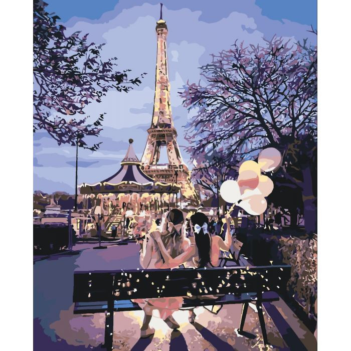 

Картина по номерам Идейка Люди Подружки детства 40х50см KHO4501