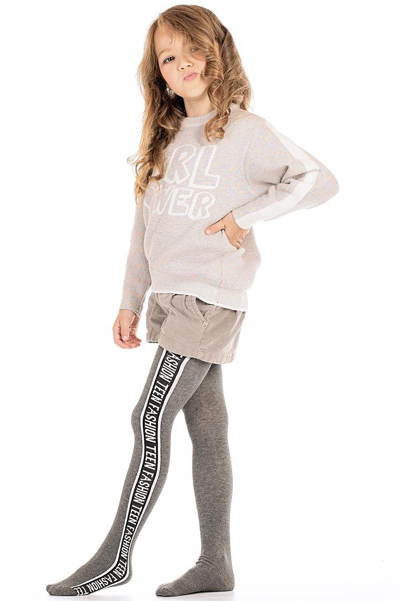 

Колготки GIULIA D054 KIDS MELANGE 110-116 см Light grey melange
