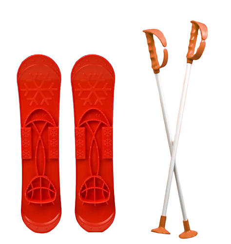 

Детские лыжи «SKI BIG FOOT» красные MARMAT (6586)