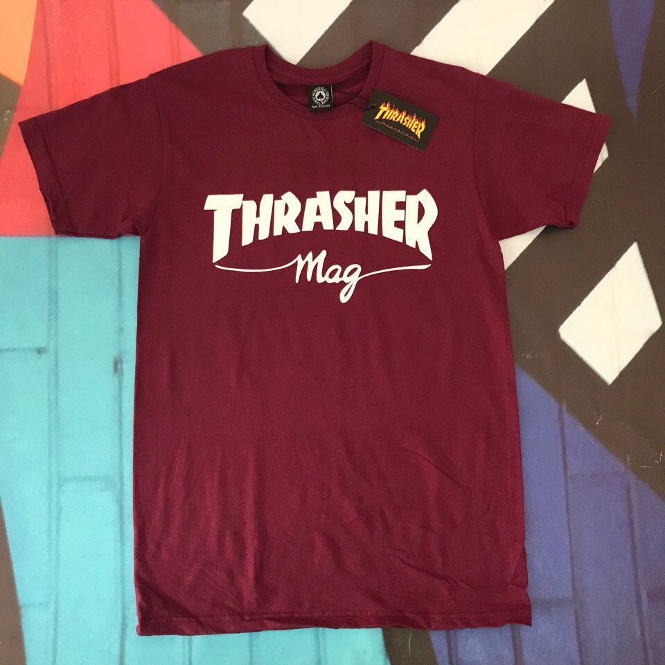 

Футболка бордовая LOYS Thrasher Mag, Футболка бордовая LOYS Thrasher Mag S