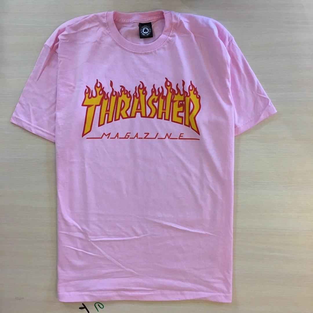 

Футболка розовая LOYS Thrasher Flame, Футболка розовая LOYS Thrasher Flame S