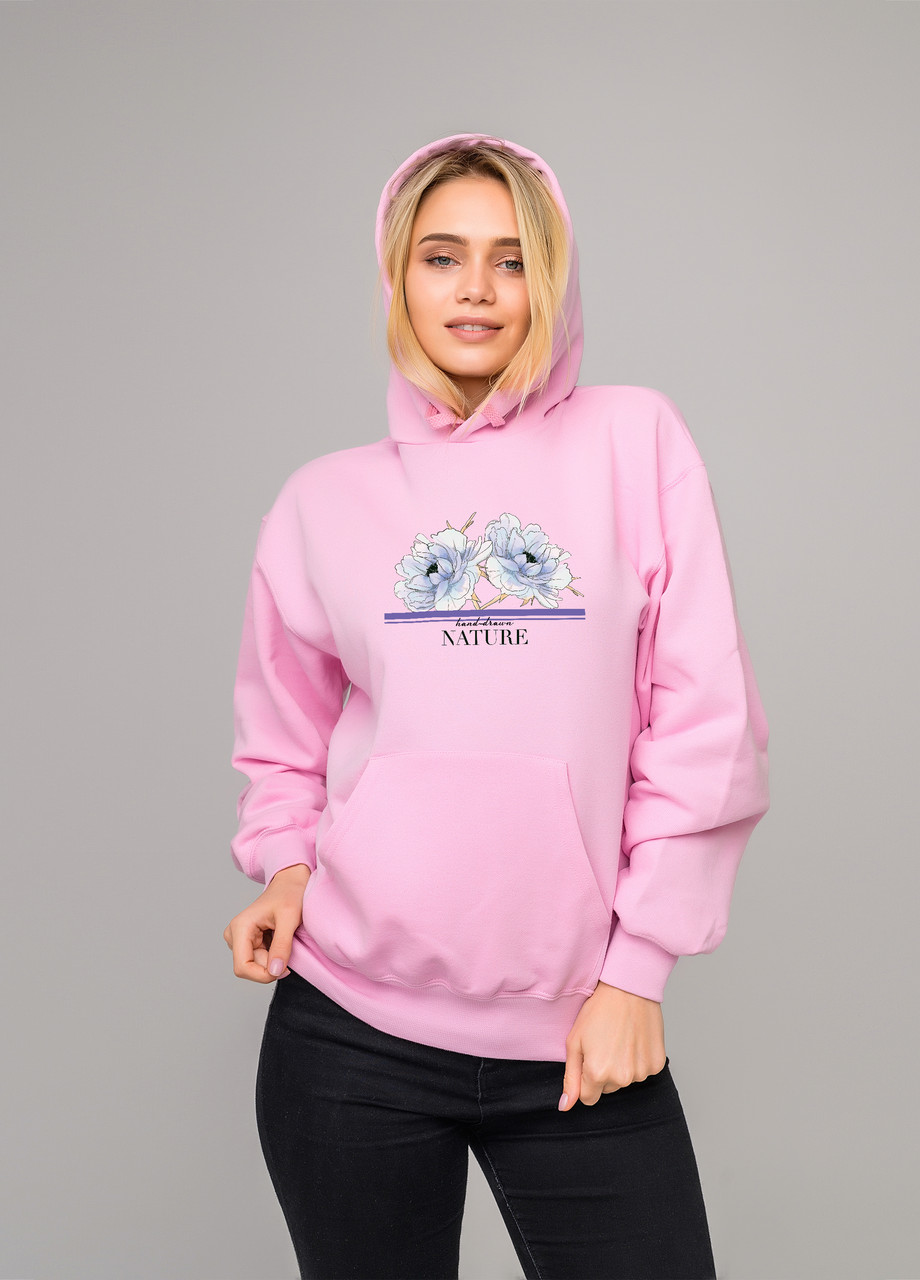 

Толстовка розовая LOYS flowers, Толстовка розовая LOYS flowers S