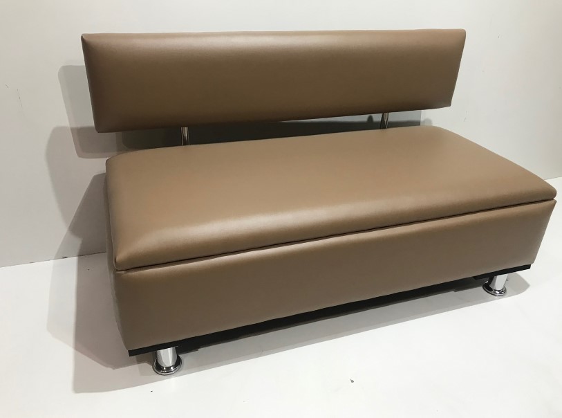 

Офисный диван с нишей For Beauty Lux 120х55х70 см Коричневый