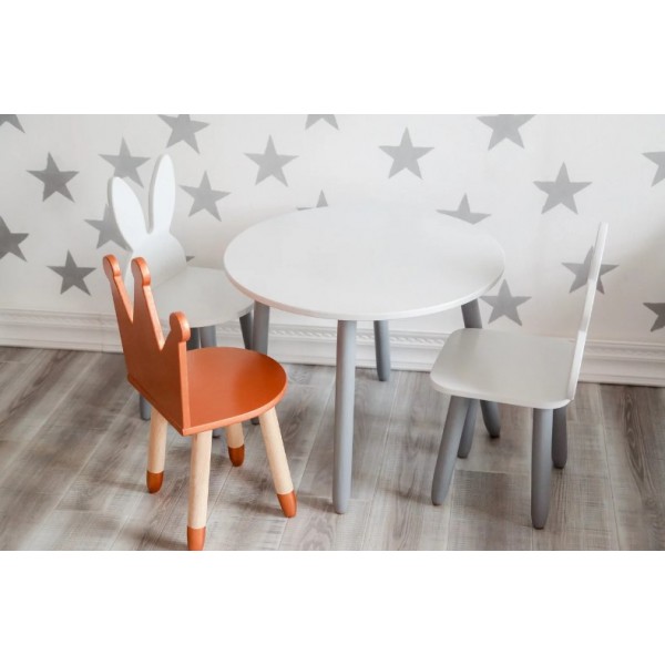 

Детский стол Baby Room + 3 стула Белый (BR003)