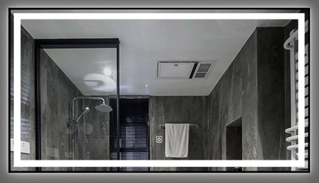 

Зеркало DUSEL LED DE-M0061S1 Silver 90смх70см сенсорное включение+подогрев